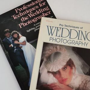 Vintage 1980s Wedding Photography Book Set of 2, Ceremony Engagement Photos